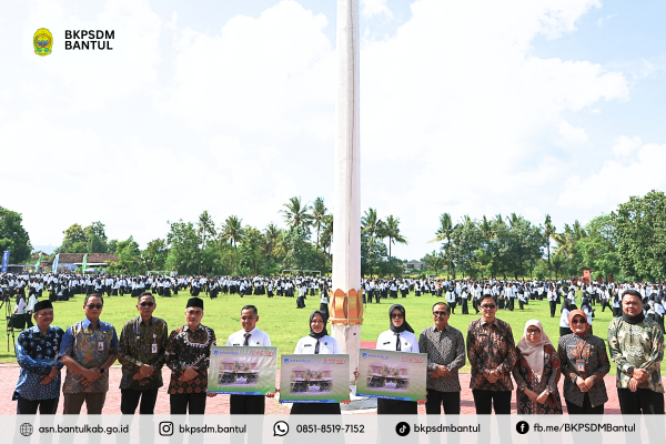 Apel Besar dan Penyerahan secara Simbolis  SK PPPK Paruh Waktu di Lingkungan Pemerintah Kabupaten Bantul