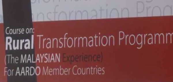 Rural Transformation Programme (The Malaysian Experience)
