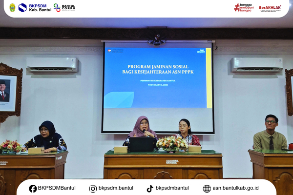 BKPSDM Bantul Gandeng PT TASPEN Sosialisasikan Ketaspenan bagi PPPK