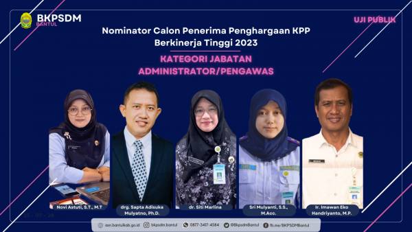 Pengumuman Uji Publik Nominator KPP 2023